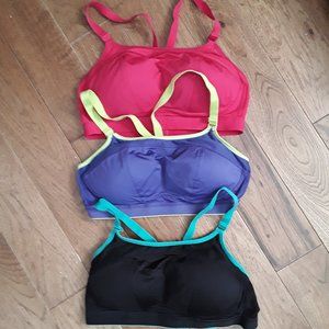 Half Moon Active Modern Movement Sports Bras Sz M